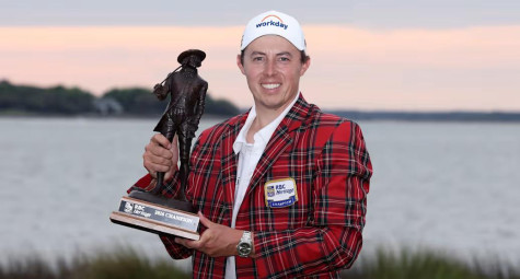 Đánh bại số 1 thế giới, Matt Fitzpatrick nâng cúp RBC Heritage 2026