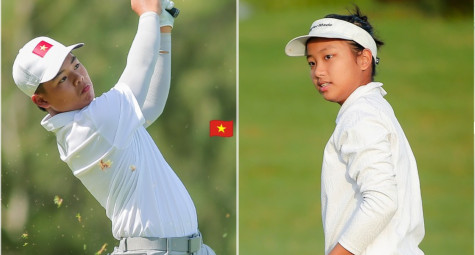Hai golfer Việt Nam bùng nổ, đồng dẫn đầu Faldo Series Asia Grand Final 2026