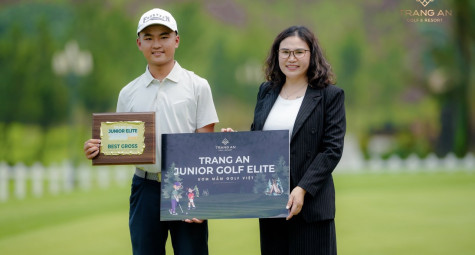 Chặng 1 Trang An Junior Elite: Golfer 15 tuổi Nguyễn Văn Hòa đoạt cúp vô địch