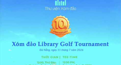 Thư viện Xóm Đảo tổ chức Giải golf nhân dịp Kỷ niệm 10 năm Mang sách Về quê