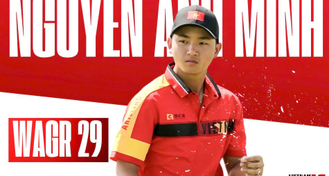 Nguyễn Anh Minh vươn lên hạng 29 trên BXH Golf Nghiệp dư Thế giới