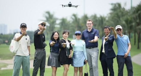 Long Bien Golf Course tiếp cận công nghệ quản lý cỏ sân golf thế hệ mới