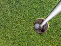 Bóng vào hố nhờ cú đánh của người khác, có được tính hole-in-one?
