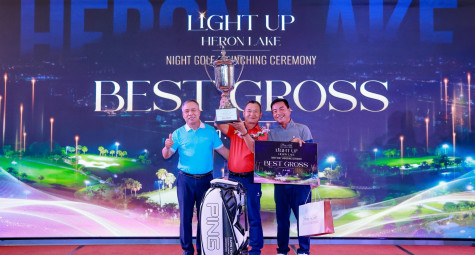 Dấu ấn đặc biệt của đêm golf rực sáng tại Heron Lake Golf Course & Resort