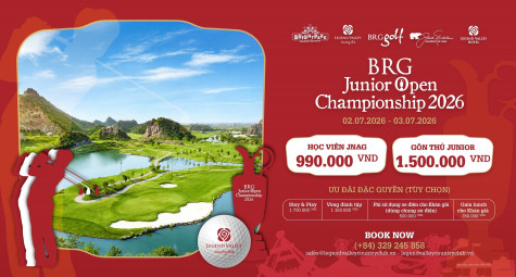 BRG Junior Open Championship 2026: Bệ phóng cho thế hệ golfer trẻ Việt Nam