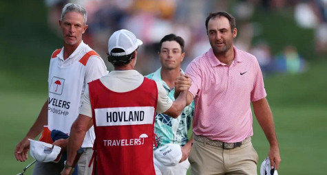 Scheffler và Hovland chuẩn bị phân định ngôi vương Travelers bằng playoff