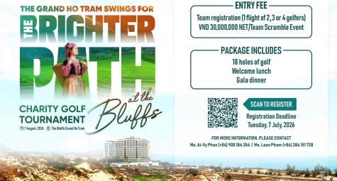 Giải golf thiện nguyện tại The Bluffs Grand Ho Tram: Mở rộng cơ hội học tập cho nữ sinh dân tộc thiểu số