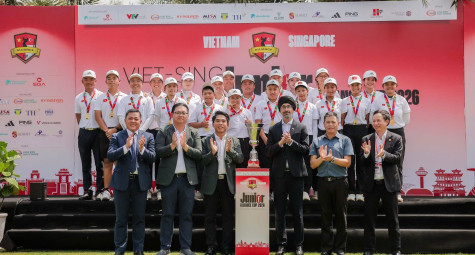 Đội tuyển Golf Việt Nam thắng áp đảo tại Viet - Sing Junior Alliance Cup