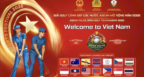 14 đội tuyển tham dự Giải Golf Cảnh sát các nước ASEAN mở rộng năm 2026