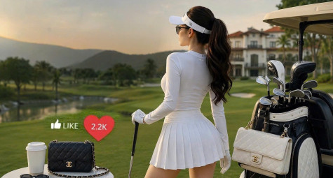 Check-in sân golf giá vài nghìn đồng: “Cơn sốt” flex và áp lực của người trẻ