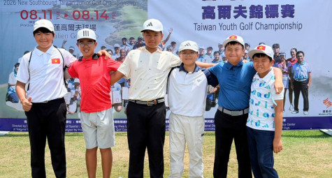 Dấu ấn golf trẻ Việt Nam tại Taiwan Junior Golf Championship 2026