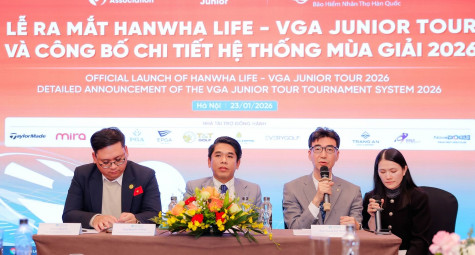 Hanwha Life Việt Nam: Từ tài trợ hệ thống giải đến đầu tư dài hạn cho tài năng golf trẻ