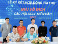 Ký kết hợp đồng tài trợ Giải Vô địch các Hội golf miền Bắc 2023