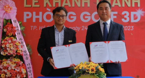 Golfzon ký kết hợp tác và tài trợ cơ sở vật chất cho Trường Đại học Tôn Đức Thắng