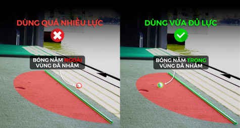 Kiểm soát tốc độ khi putting