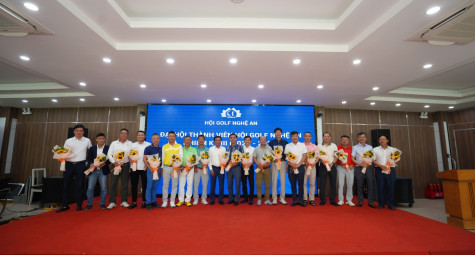 Nghệ An tổ chức thành công Đại hội thành viên Hội Golf nhiệm kỳ III