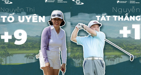 Điểm nhấn vòng 1 của Giải Vô địch Golf Trung niên tranh cúp Nam A Bank 2023