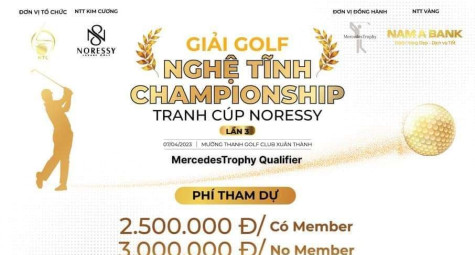 Giải Golf Nghệ Tĩnh Championship chuẩn bị khởi tranh lần thứ 3 