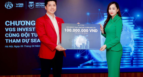 VGS Invest cam kết đồng hành cùng Đội tuyển golf Quốc gia hướng tới SEA Games 32 