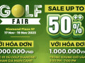 Diamond Plaza Golf Fair: Cơ hội săn hàng golf giá tốt, quà tặng hấp dẫn