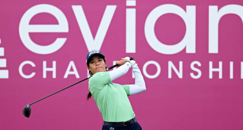 Nữ golfer Pháp Celine Boutier dẫn trước sau vòng 2 Amundi Evian