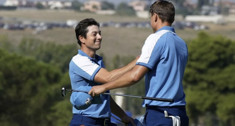 Ryder Cup: Viktor Hovland ấn tượng với màn trình diễn của tân binh Ludvig Aberg