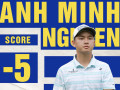 Nguyễn Anh Minh độc chiếm BXH vòng 1 Nam A Bank Vietnam Masters 2023