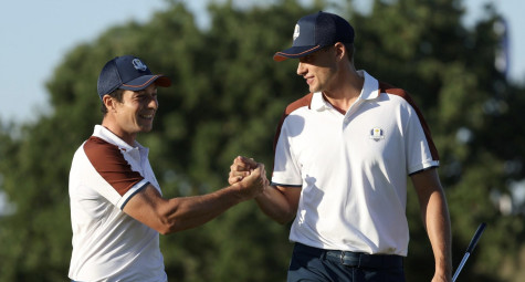 Viktor Hovland, Ludvig Aberg lập kỷ lục Ryder Cup về tỷ số chiến thắng trong foursomes