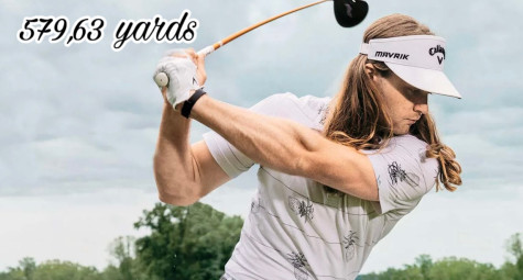 579,63 yards: Kỷ lục Longest Drive thế giới được lập nên bởi Kyle Berkshire 