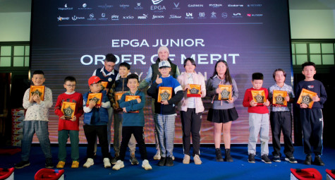 EPGA vinh danh thành tích của các golfer trẻ với ORDER OF MERIT