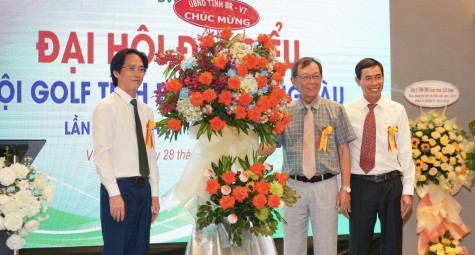 Đại hội Đại biểu Hội golf tỉnh Bà Rịa - Vũng Tàu diễn ra thành công