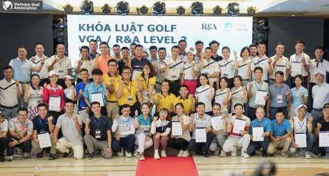 35 học viên đạt chứng chỉ Luật Golf Level 2