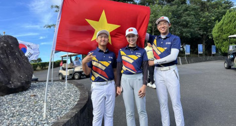 Anh Minh tiếp tục vào vòng 3 Taiwan Amateur Golf Championship
