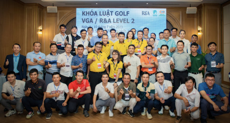 Thêm 26 học viên có chứng chỉ luật golf level 2