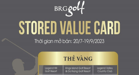Thẻ Stored Value Card của BRG Golf: Đồng hành với niềm đam mê gôn tại các sân gôn đẳng cấp