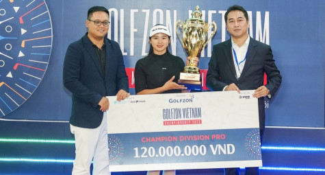 Chức vô địch Golfzon Vietnam Championship 2023 gọi tên Hana Kang