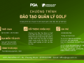 VGA mở chương trình Đào tạo Quản lý golf khóa 2 