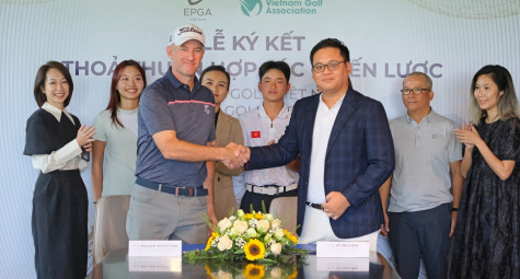 Thoả thuận hợp tác phát triển golf trẻ giữa EPGA & VGA