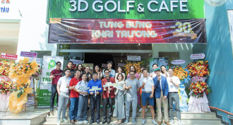 Nhà sáng lập trẻ GenZ khai trương phòng tập golf 3D PD GOLF