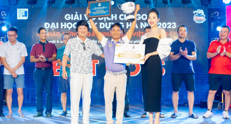 Golfer Dương Văn Vinh vô địch giải VĐ CLB Golf ĐH Xây Dựng Hà Nội 2023