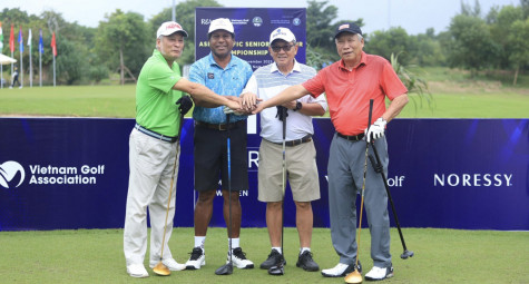 Giải Vô địch Nghiệp dư Trung Cao niên châu Á - TBD thu hút nhiều golfer quốc tế
