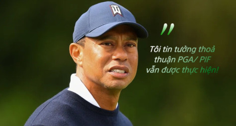 Tiger Woods tin tưởng vào tương lai của PGA Tour/PIF