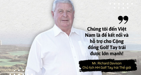 Chủ tịch HH Golfer Tay trái Thế giới: "Tôi hạnh phúc được là một Lefty!"