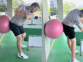 Sửa lỗi hông mở sớm với quả bóng tập
