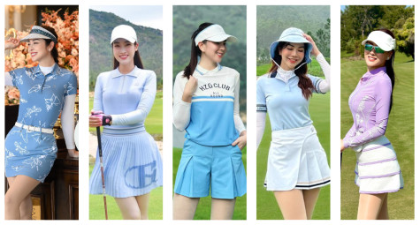 Thời trang golf hè "mát mắt" của các mỹ nhân Việt