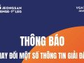 Cập nhật thay đổi mới nhất tại giải TKG Jeongsan Challenge 1st Leg