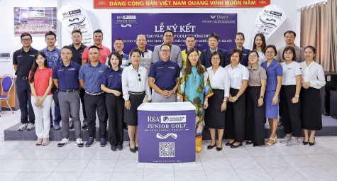 Trường tiểu học đầu tiên ở Việt Nam đưa golf vào chương trình giảng dạy