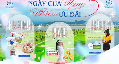 Tưng bừng khuyến mãi 20/10 với chương trình “Ngày của Nàng - Vô vàn ưu đãi” tại Sân golf Tuần Châu