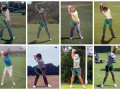 Nhìn nếp quần để sửa lỗi xoay người khi backswing