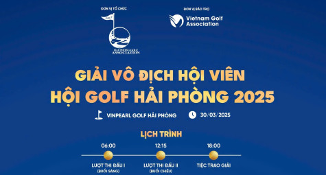 Khởi tranh Giải Vô địch Hội viên Hội Golf Hải Phòng 2025